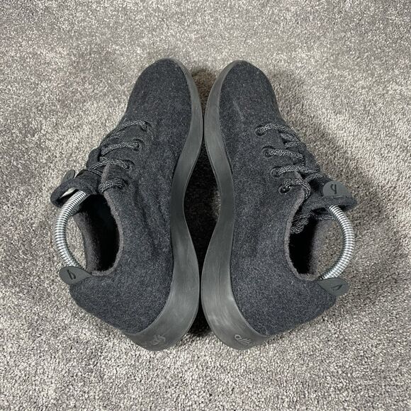 Allbirds Superfine Certified Merino Wool Runners WR Sneakers Black Mens Sz 10 - Picture 8 of 12